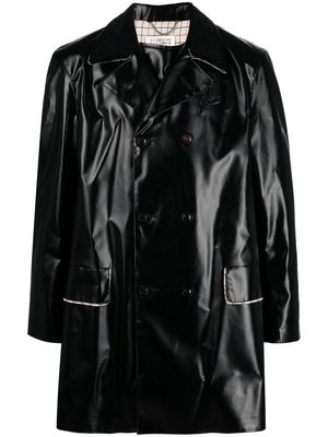 Maison Margiela coated double-breasted coat - Black