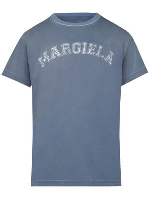 Maison Margiela cotton logo-print T-shirt - Blue