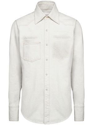 Maison Margiela cotton long-sleeve shirt - Neutrals
