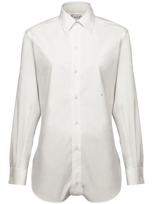 Maison Margiela cotton long-sleeve shirt - White