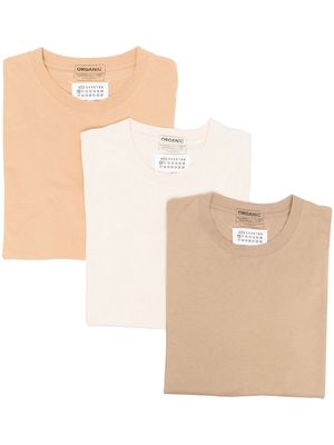 Maison Margiela cotton short-sleeve T-shirt - Neutrals