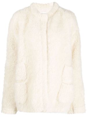 Maison Margiela crew-neck open-front cardigan - Neutrals