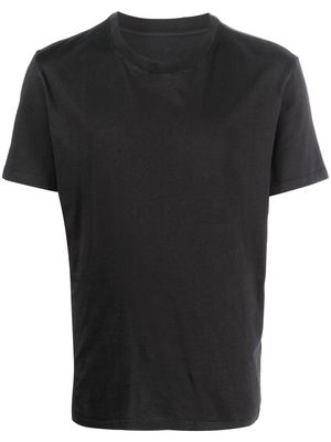 Maison Margiela cropped crew neck T-shirt - Black