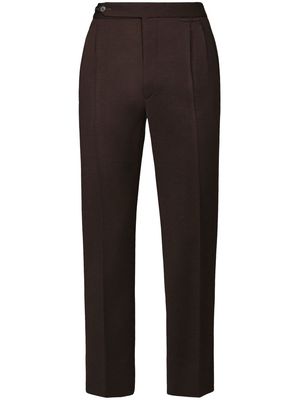 Maison Margiela cropped tapered trousers - Brown