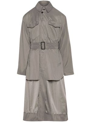Maison Margiela Décortiqué reversible trench coat - Grey