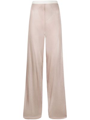 Maison Margiela elasticated knitted trousers - Pink