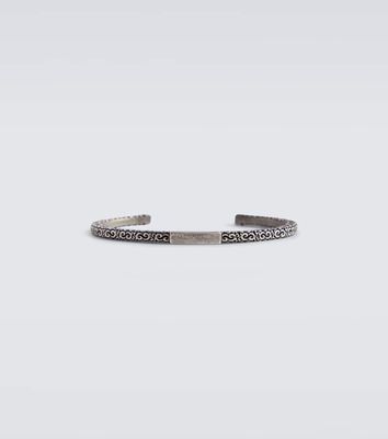 Maison Margiela Engraved cuff bracelet