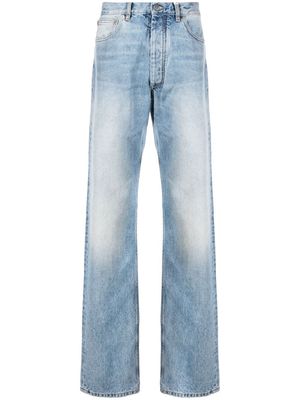 Maison Margiela faded-effect straight-leg jeans - Blue