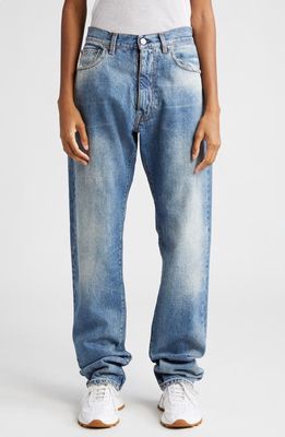 Maison Margiela Five-Pocket Straight Leg Jeans in Light Classic Wash