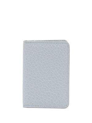Maison Margiela foldover leather wallet - Blue
