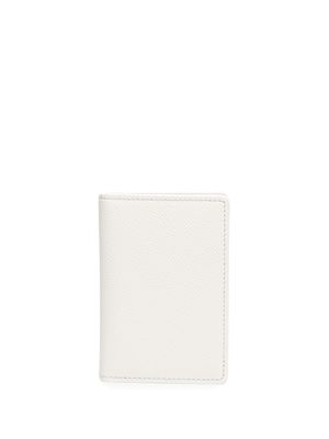 Maison Margiela four stitch bi-fold leather wallet - White