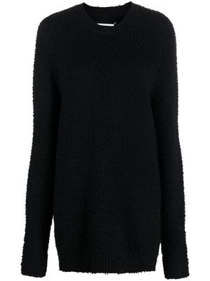 Maison Margiela four-stitch brushed jumper - Black