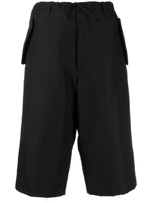 Maison Margiela four-stitch knee-length shorts - Black