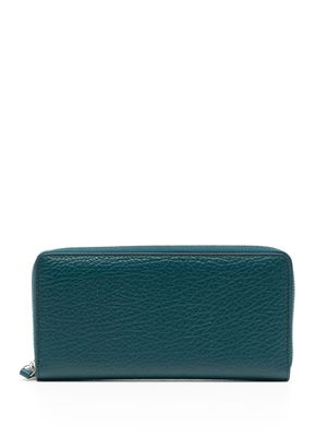 Maison Margiela four-stitch pebbled leather wallet - Green