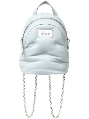 Maison Margiela Glam Slam leather backpack - Blue