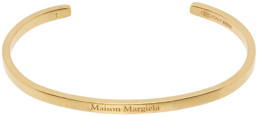Maison Margiela Gold Logo Bracelet