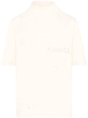 Maison Margiela Handwritten cotton T-shirt - White
