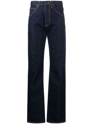 Maison Margiela high-waisted straight-leg jeans - Blue