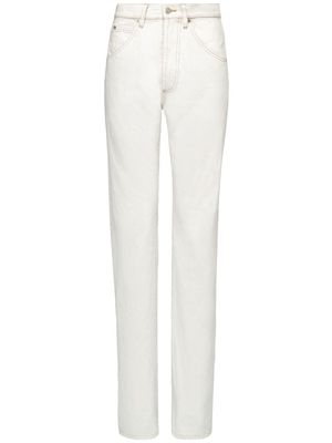 Maison Margiela high-waisted straight-leg jeans - White