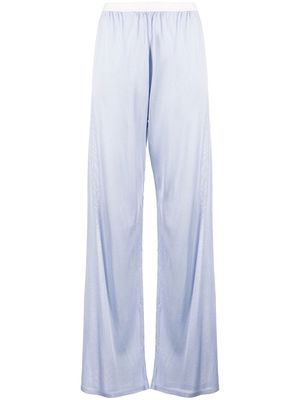 Maison Margiela high-waisted wide-leg trousers - Blue