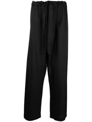 Maison Margiela high-waisted wide trousers - Black