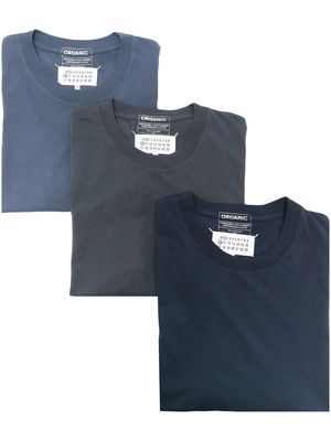 Maison Margiela jersey-knit cotton T-Shirt - Shades of navy