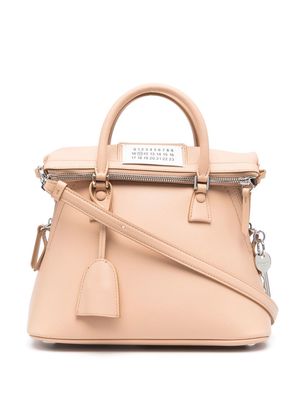 Maison Margiela key-detail leather tote bag - Pink