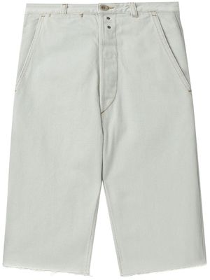 Maison Margiela knee-length denim shorts - Grey