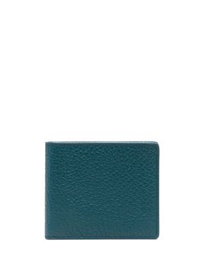 Maison Margiela leather bi-fold card holder - Blue