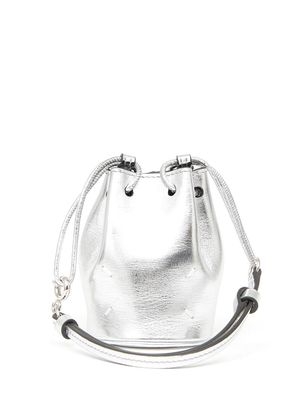 Maison Margiela leather clutch bag - Silver
