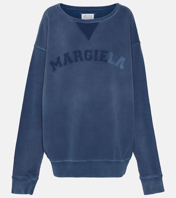 Maison Margiela Logo appliqué cotton sweatshirt