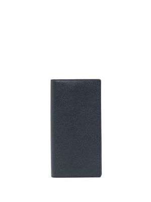 Maison Margiela logo-detail leather wallet - Blue