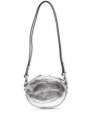 Maison Margiela logo-print shoulder bag - Silver