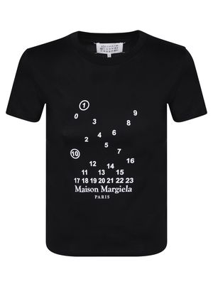 Maison Margiela logo print T-shirt - Black