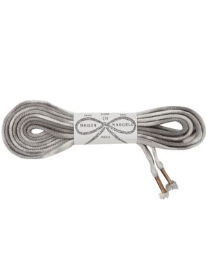 Maison Margiela logo-print thin belt - White