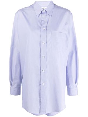 Maison Margiela long-sleeve button-up shirt - Blue