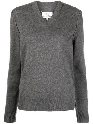 Maison Margiela long-sleeve cashmere jumper - Grey