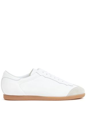 Maison Margiela low-top leather trainers - White