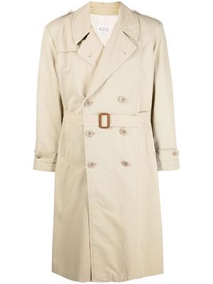 Maison Margiela mid-length trench coat - Neutrals