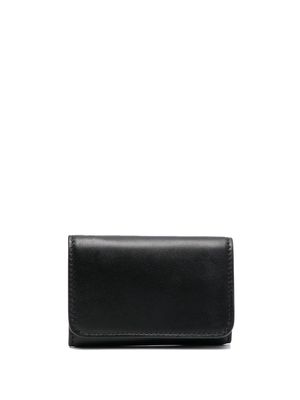 Maison Margiela numbers-detail leather wallet - Black
