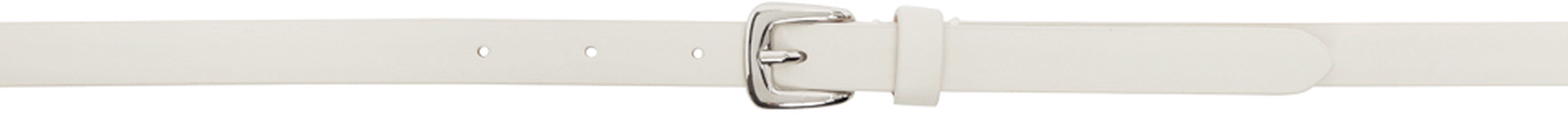 Maison Margiela Off-White Thin Belt