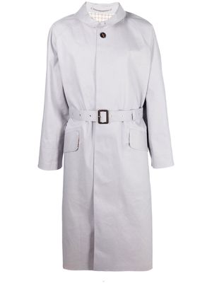 Maison Margiela oversize belted trench coat - Purple