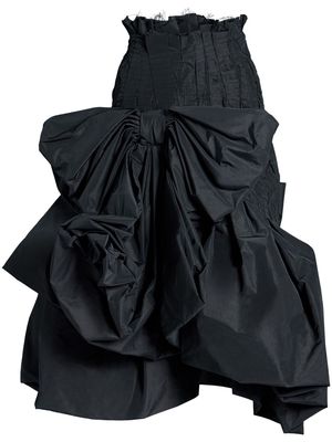 Maison Margiela oversized-bow puffball-hem skirt - Black