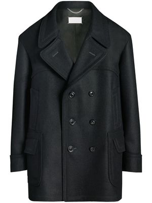 Maison Margiela oversized double-breasted coat - Black