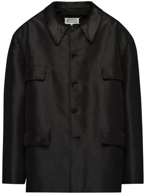 Maison Margiela oversized shirt jacket - Black