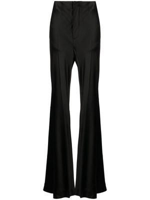 Maison Margiela pleated wide-leg trousers - Black
