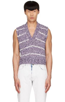 Maison Margiela Purple Cotton Vest