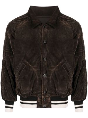 Maison Margiela quilted bomber jacket - Brown