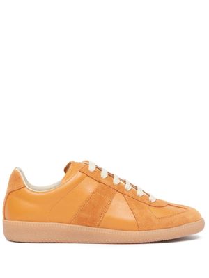 Maison Margiela Replica low-top leather sneakers - Orange
