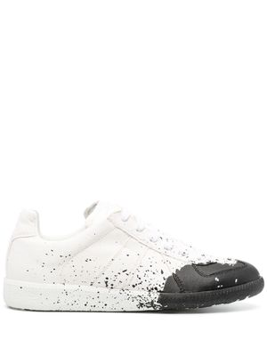 Maison Margiela Replica Paint low-top sneakers - White